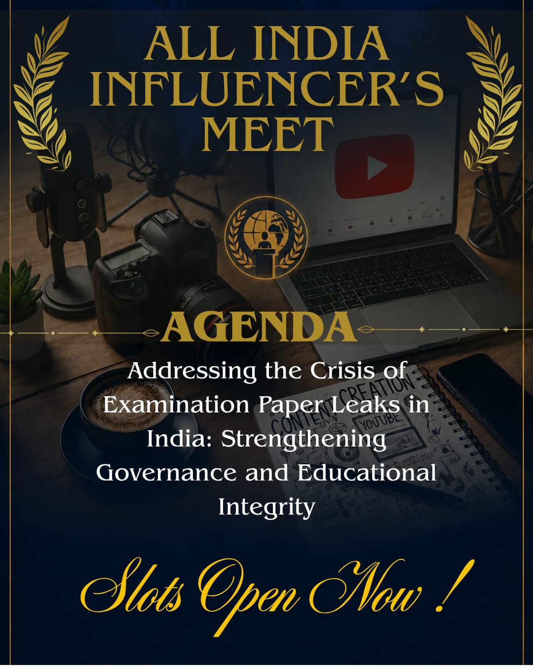 All India Influencers' Meet Poster